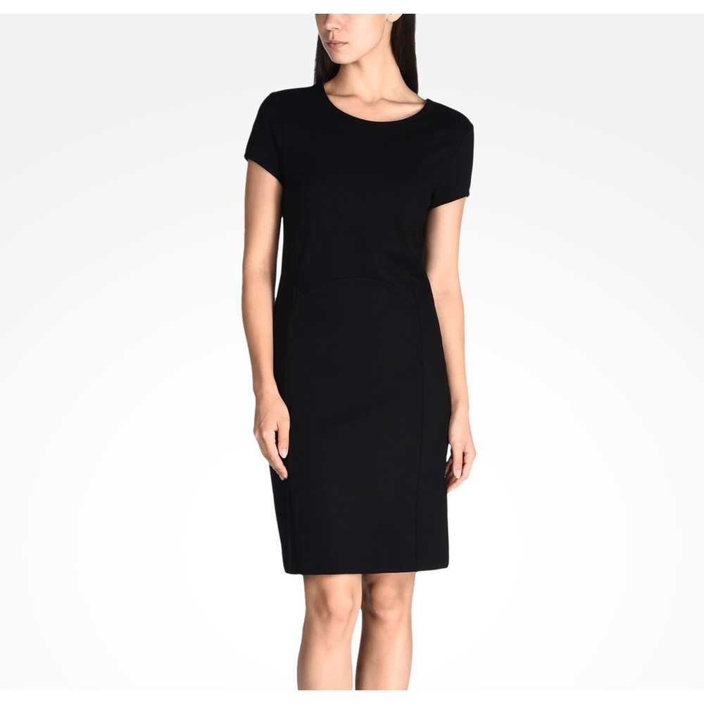 Armani Exchange SHORT SLEEVE SHEATH DRESS Black